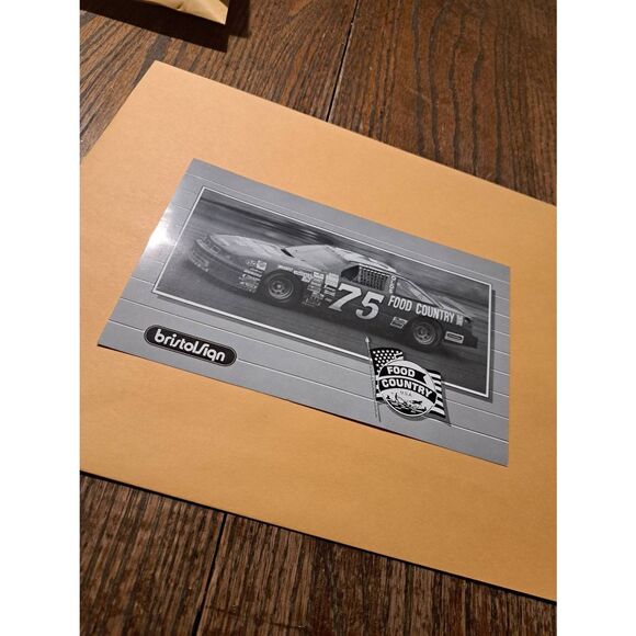 Nascar Other - Vintage 1989 Rick Wilson #75 Food Country USA Driver Card Oldsmobile NASCAR
